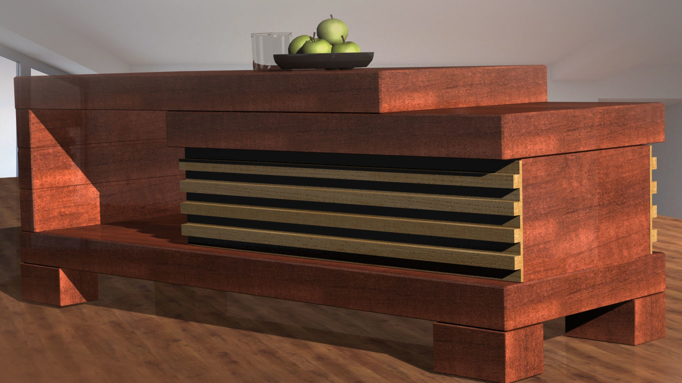 Coffee table 3D model_7