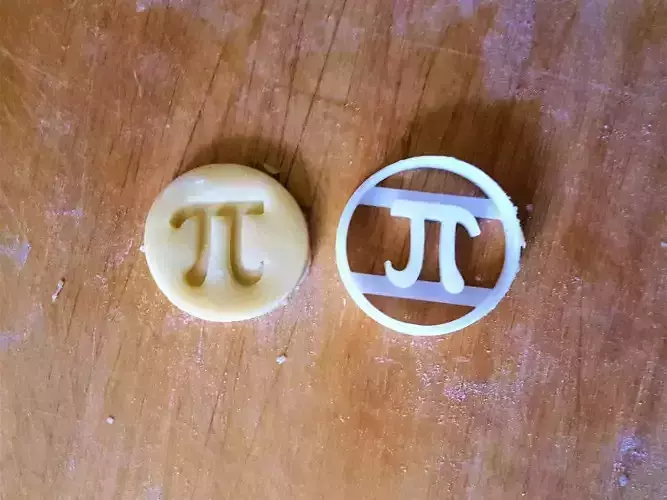 Number Pi cookie cutter v2 3D print model