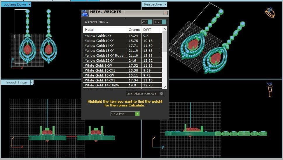 Earrings 13 3D print model_2