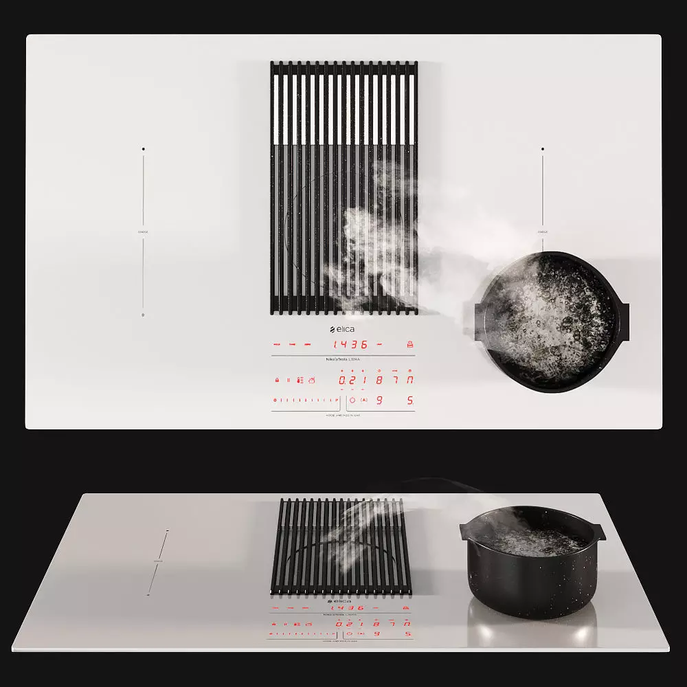 Elica NIKOLATESLA LIBRA Hob Low-poly 3D model_0