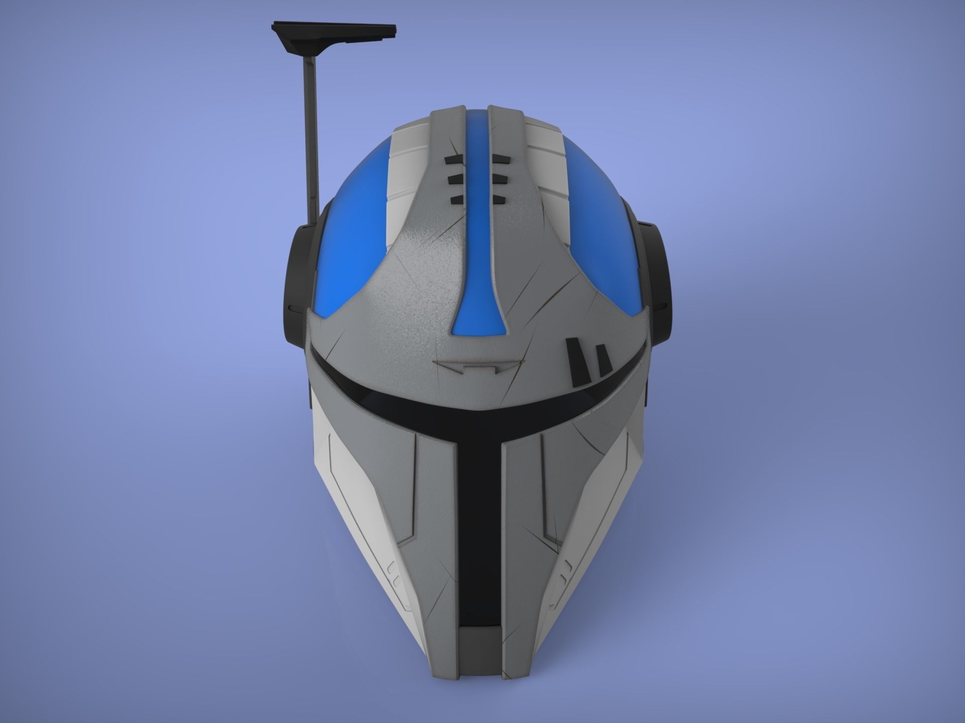 Mandalorian Helmet STALKER 3D model 3D print model_4