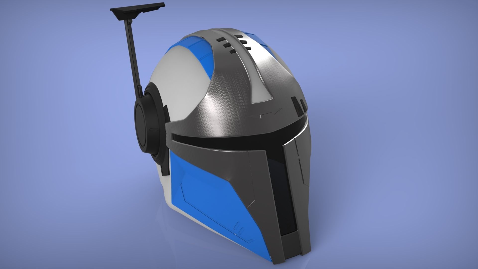 Mandalorian Helmet STALKER 3D model 3D print model_2