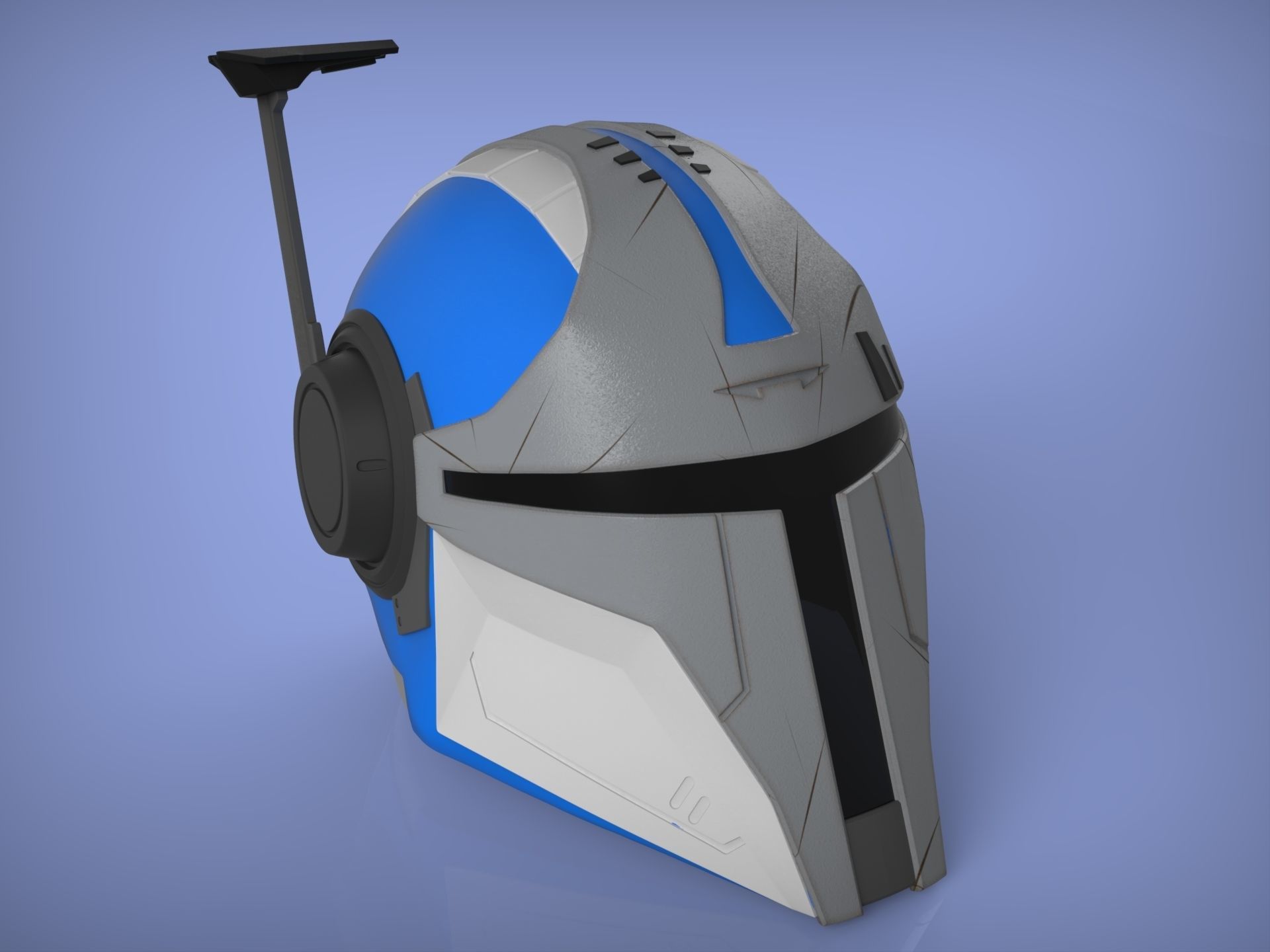 Mandalorian Helmet STALKER 3D model 3D print model_3