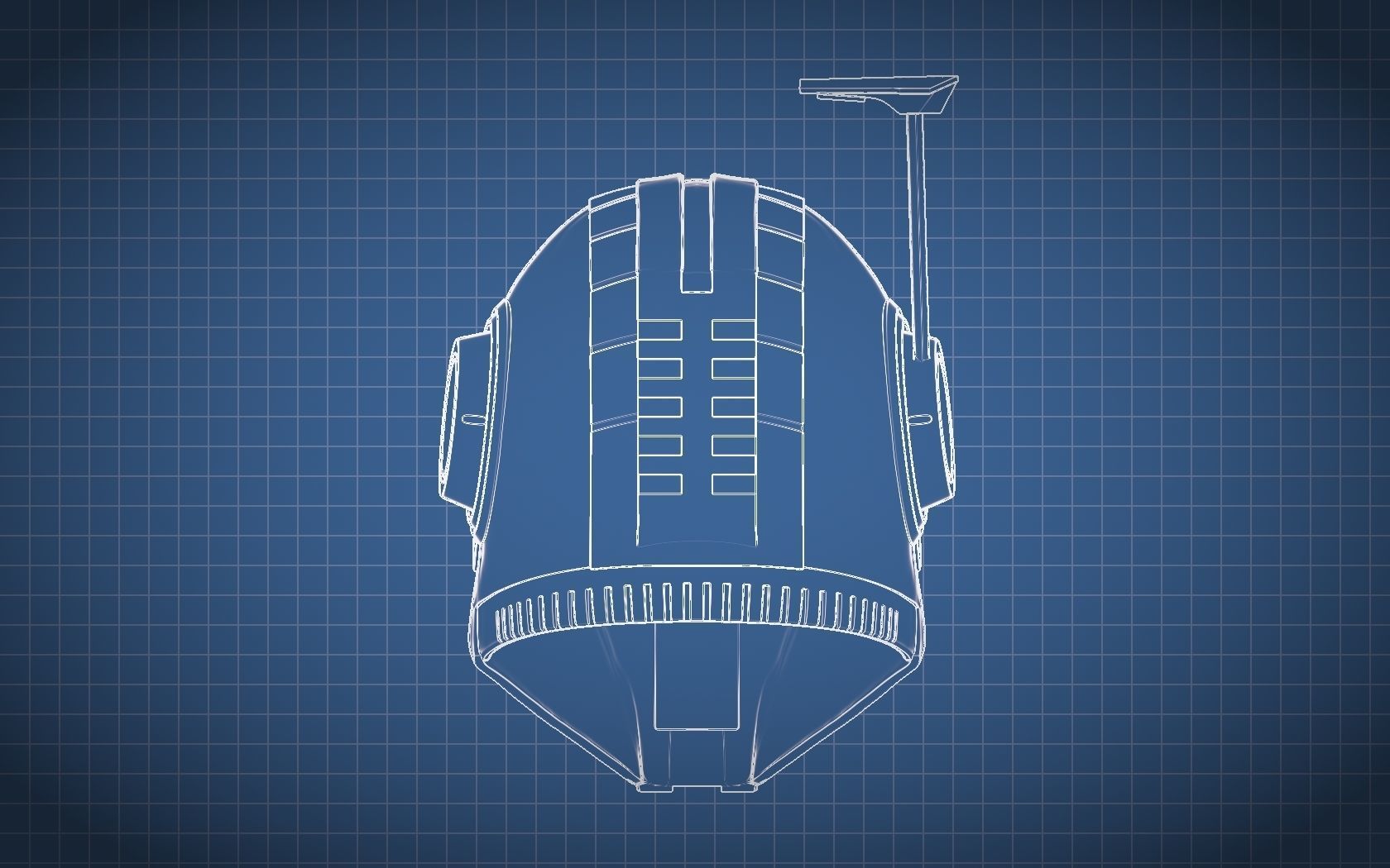 Mandalorian Helmet STALKER 3D model 3D print model_18