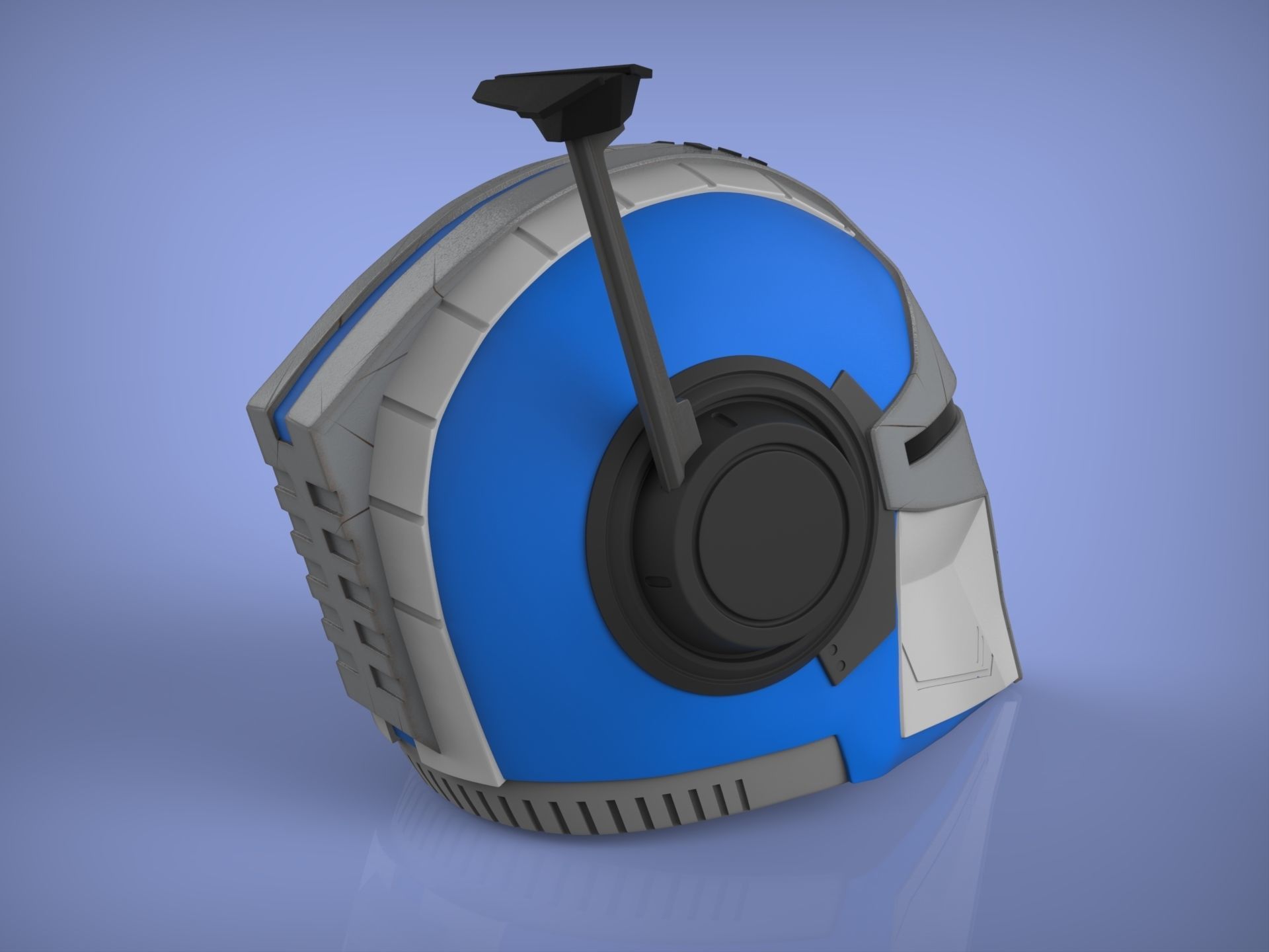 Mandalorian Helmet STALKER 3D model 3D print model_8