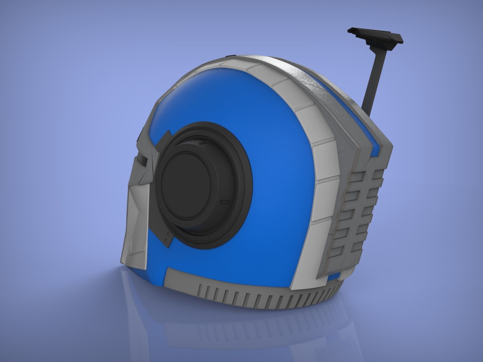 Mandalorian Helmet STALKER 3D model 3D print model_6