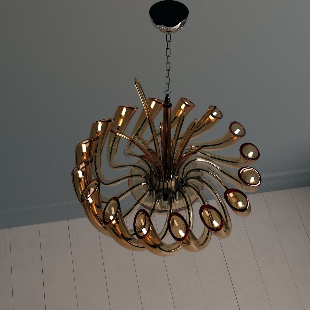 Carter Chandelier by Iris Cristal Bohemia 3D model_2