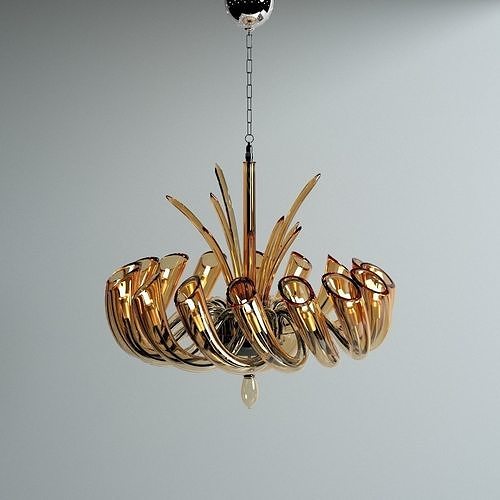 Carter Chandelier by Iris Cristal Bohemia 3D model