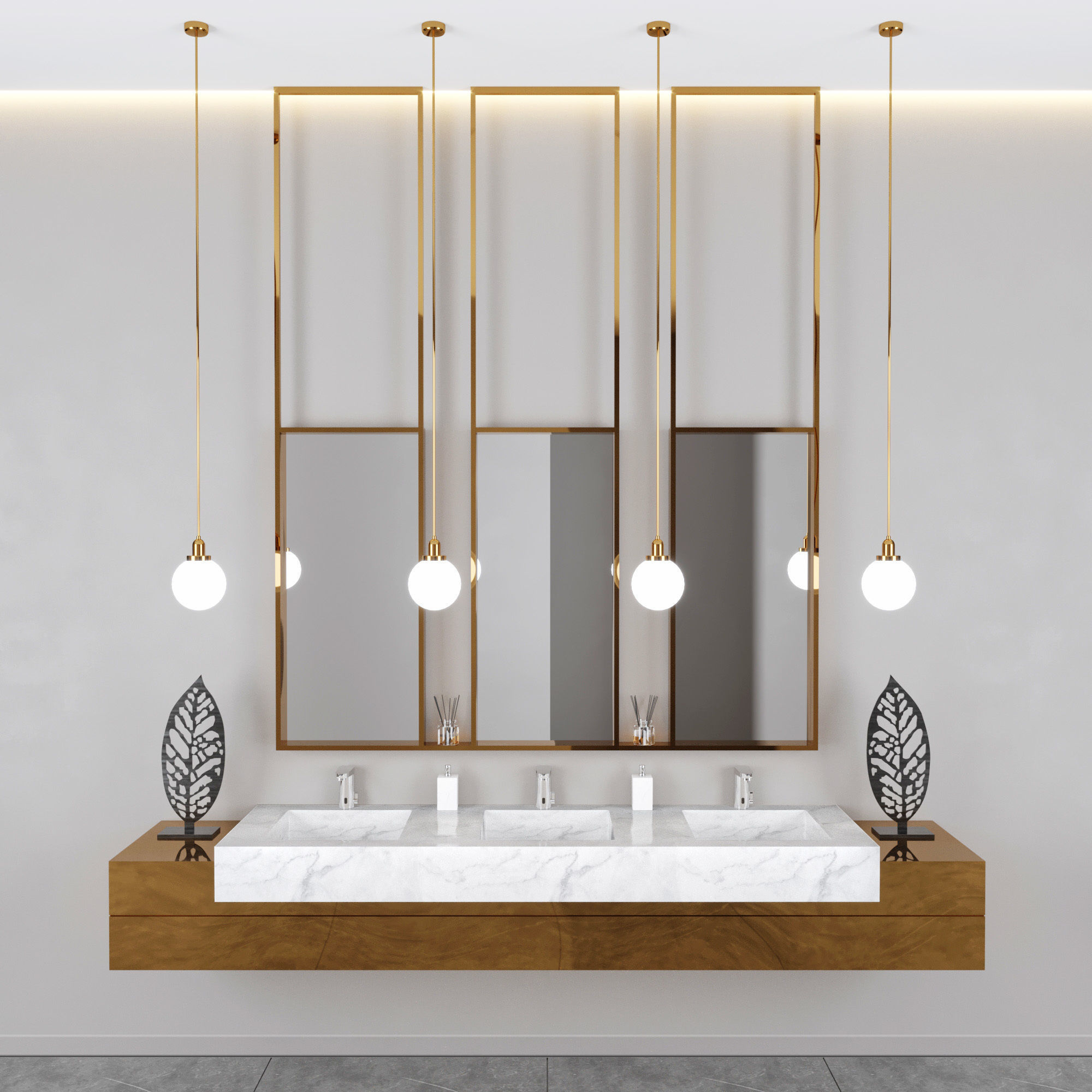 Public toilet 3D model_1