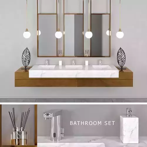 Public toilet 3D model
