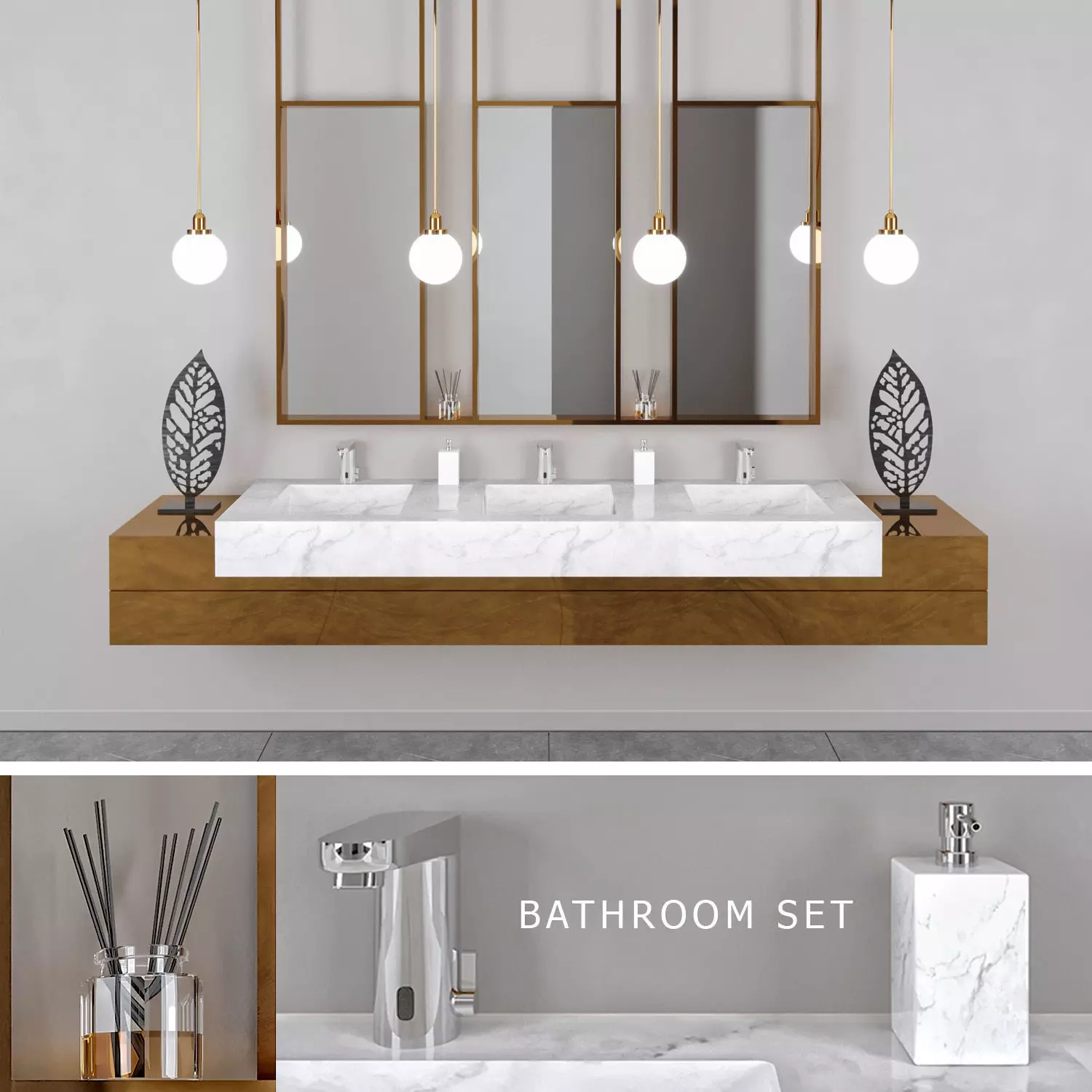 Public toilet 3D model_0