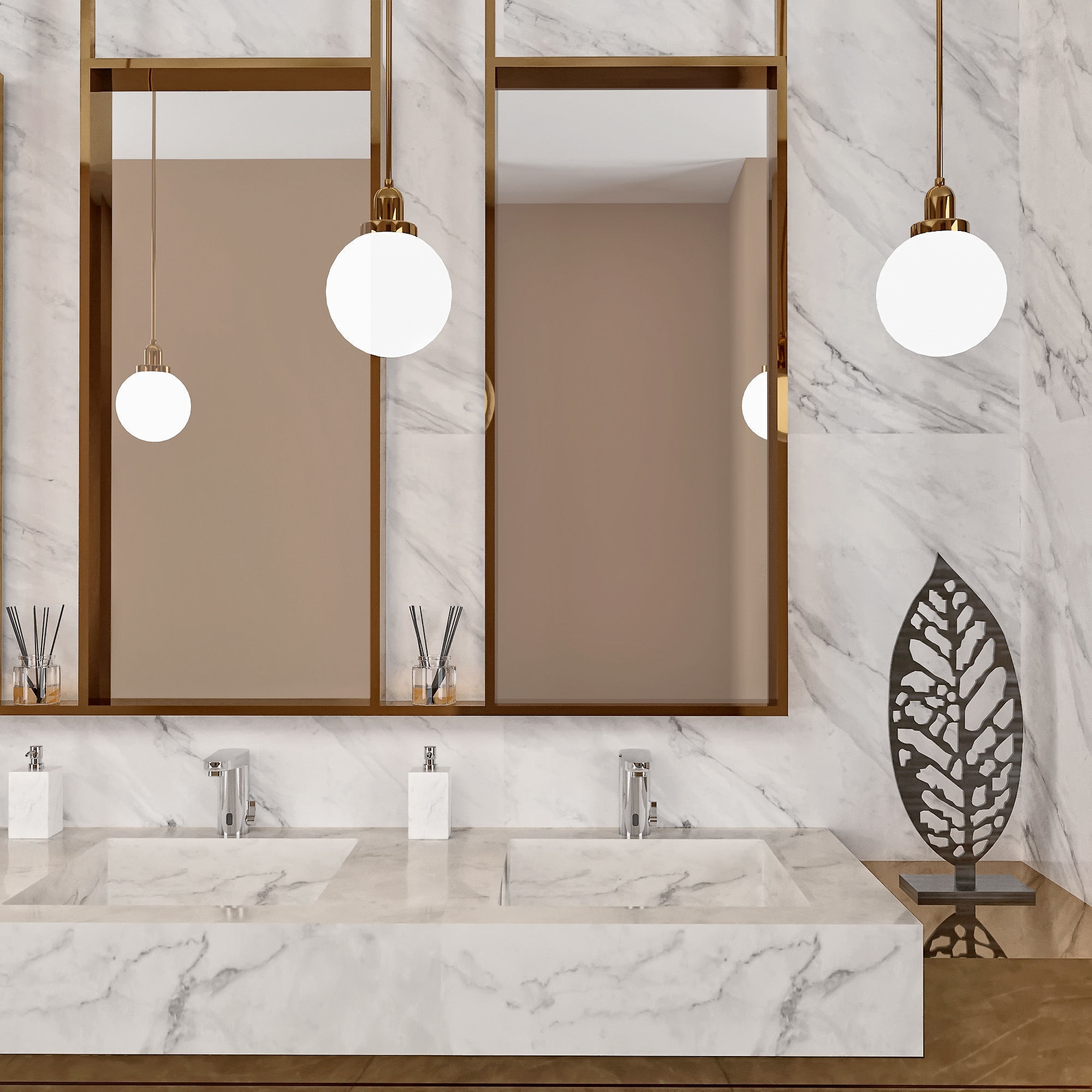 Public toilet 3D model_3