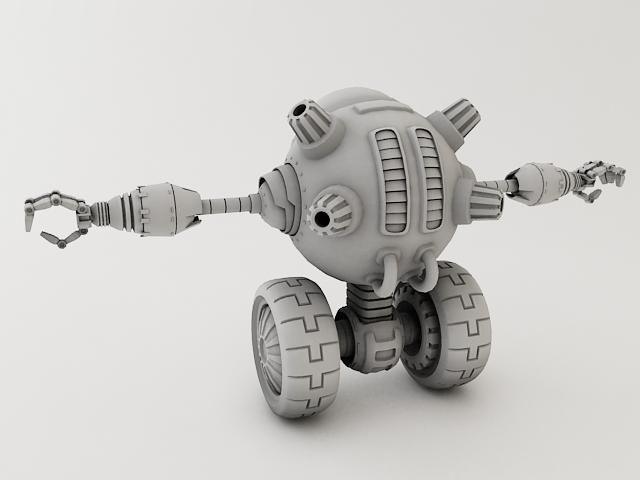 Robot LP1230 3D model_2