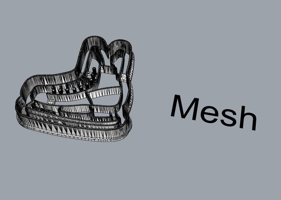 Skate cookie cutter 3D print model_2