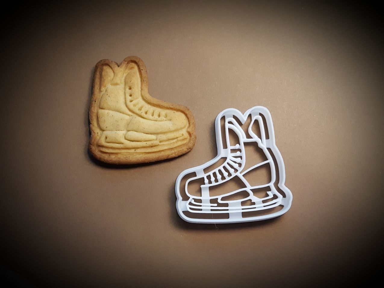 Skate cookie cutter 3D print model_5