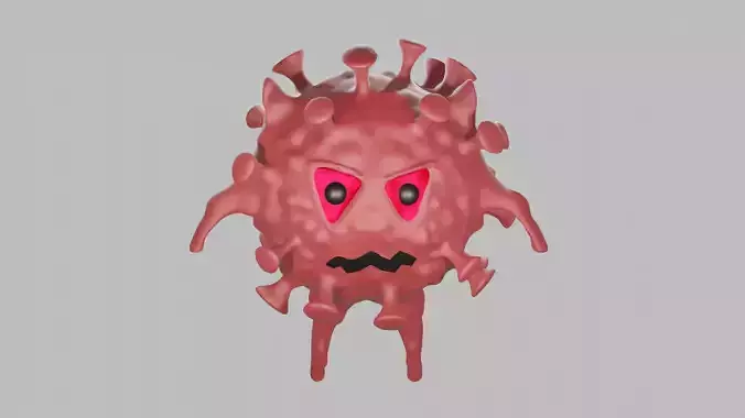 COVID-19 MONSTER VIRUS 3D MODEL