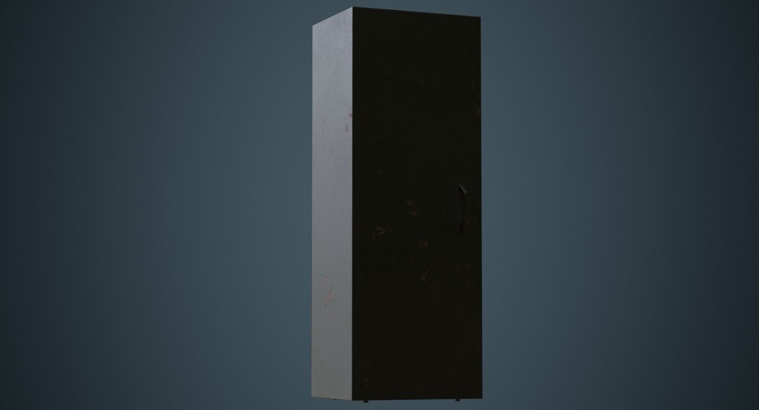 Server 2B Low-poly 3D model_3