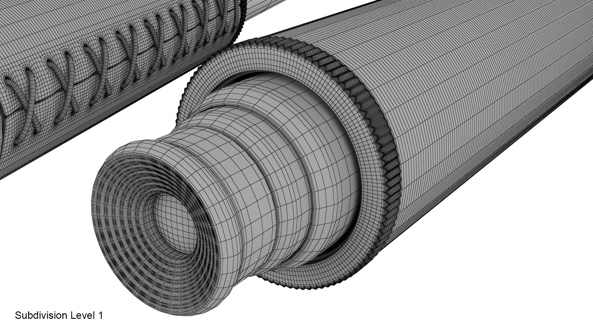 Spyglass telescope 3D model_29