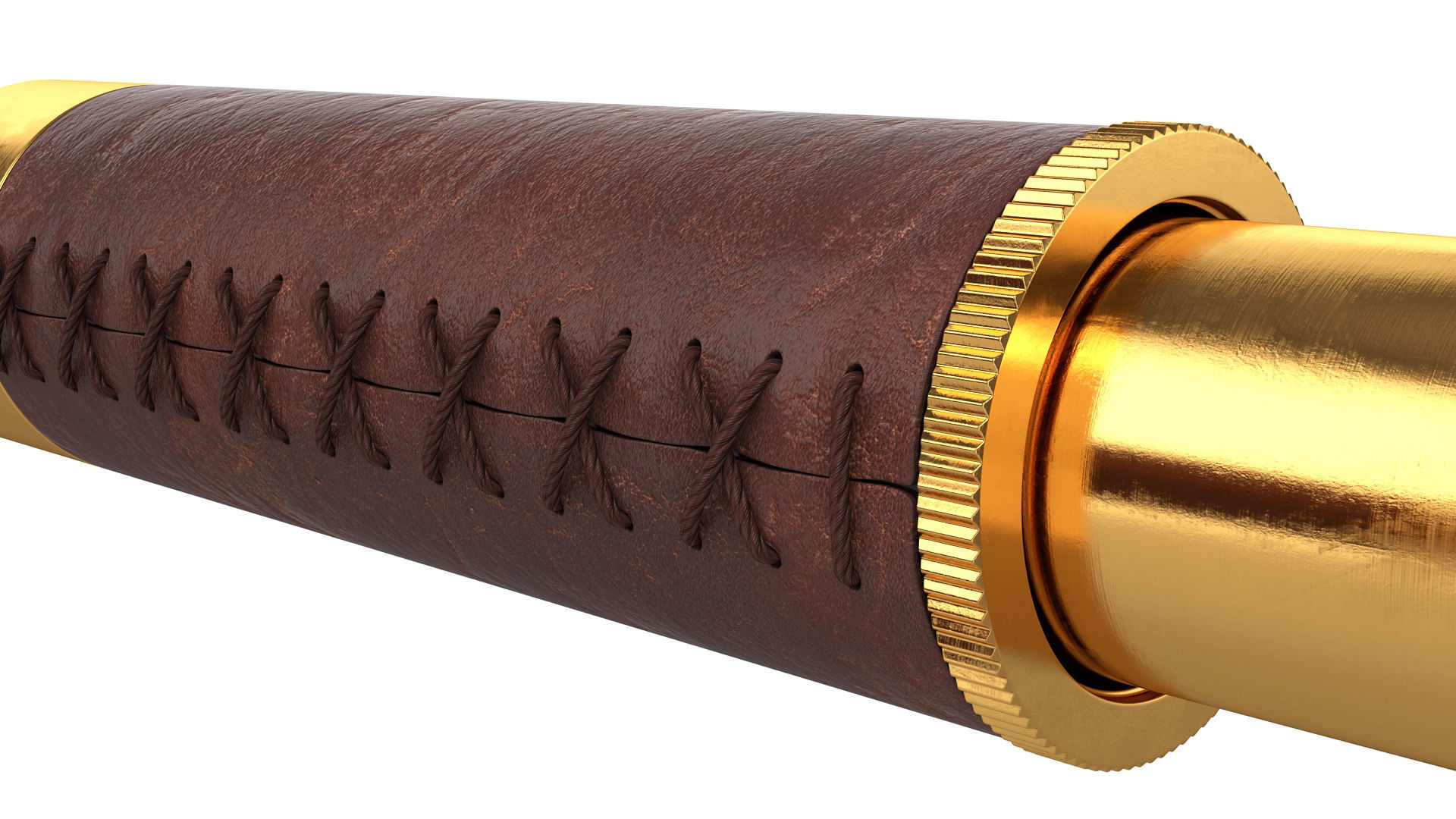 Spyglass telescope 3D model_8