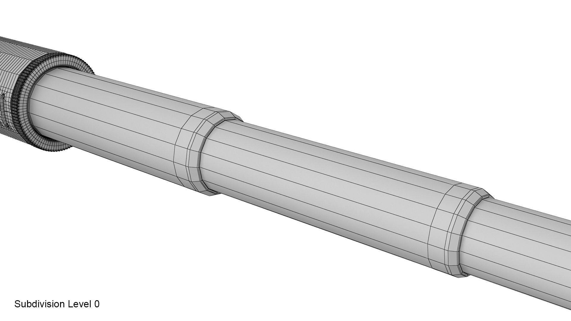 Spyglass telescope 3D model_20