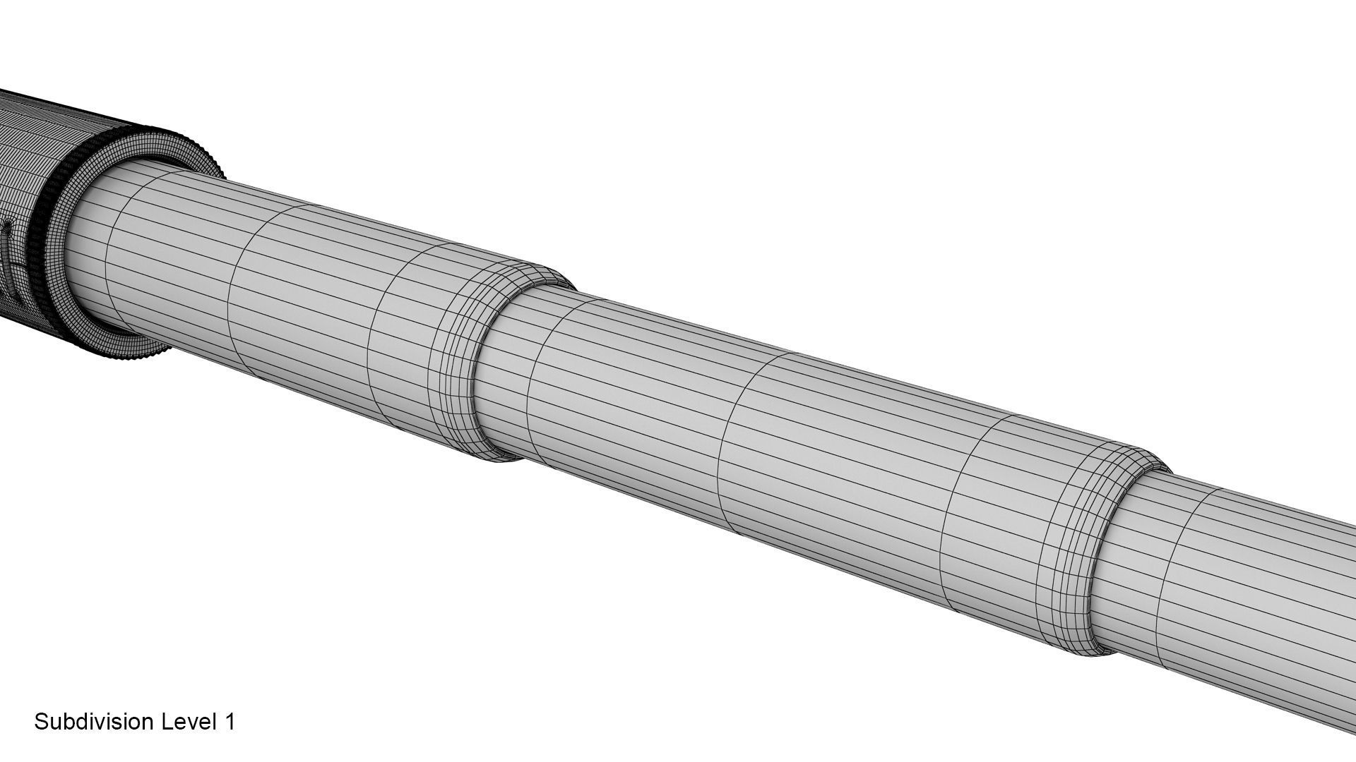 Spyglass telescope 3D model_31
