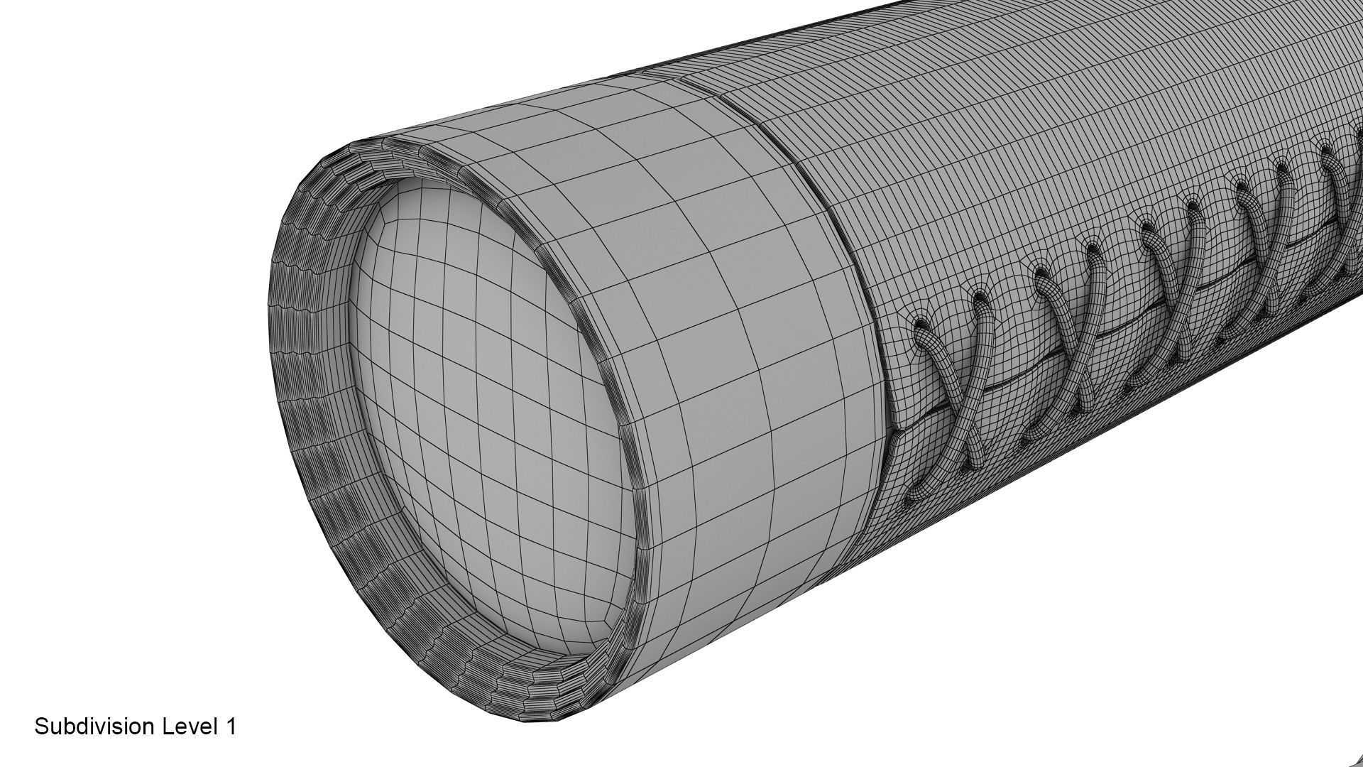 Spyglass telescope 3D model_28