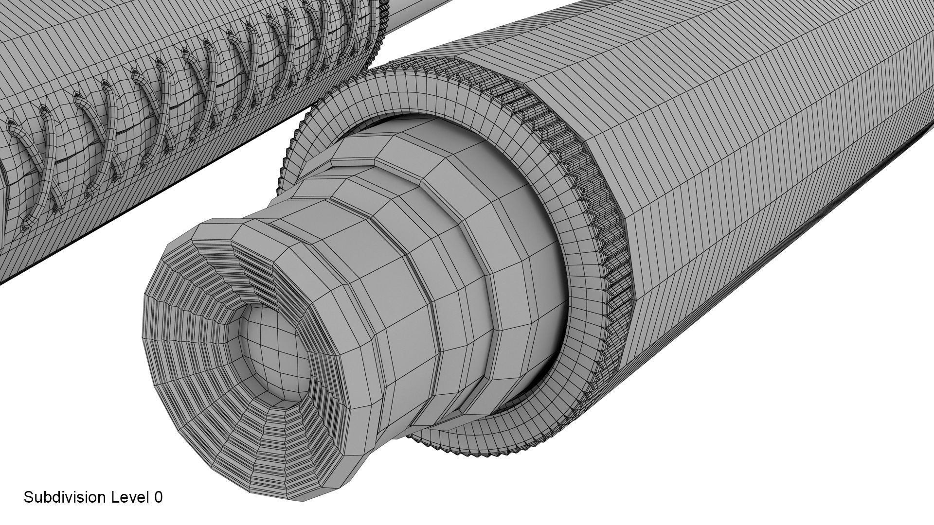Spyglass telescope 3D model_18