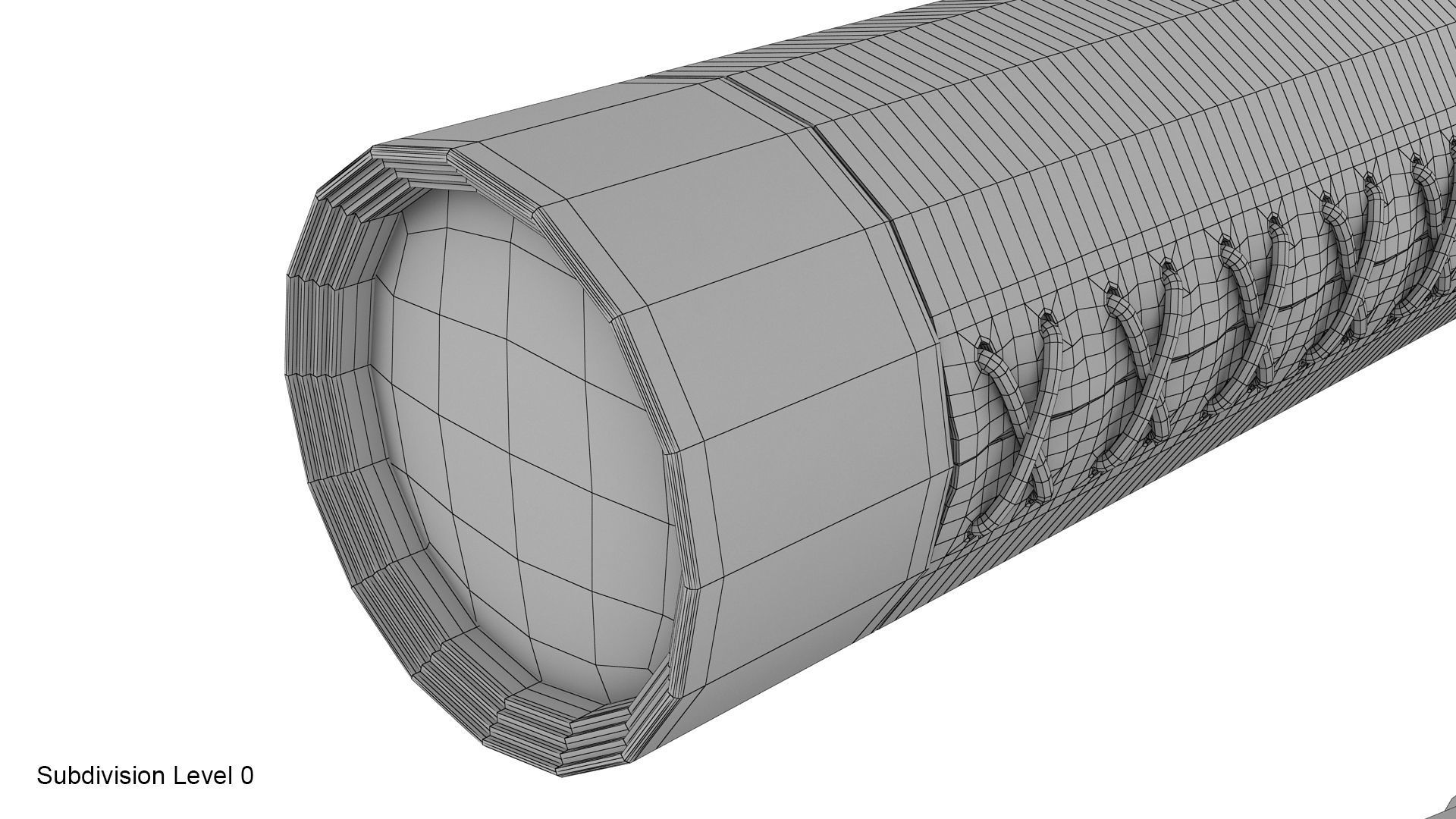 Spyglass telescope 3D model_17