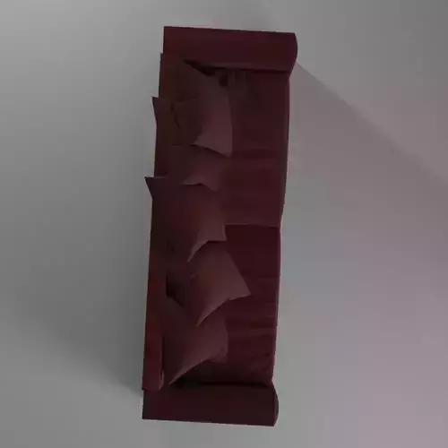 The Sofa with pillows