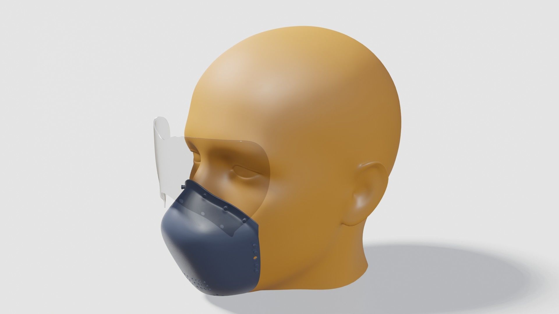 Covid 19 Personal protection Mask Free 3D print model_3