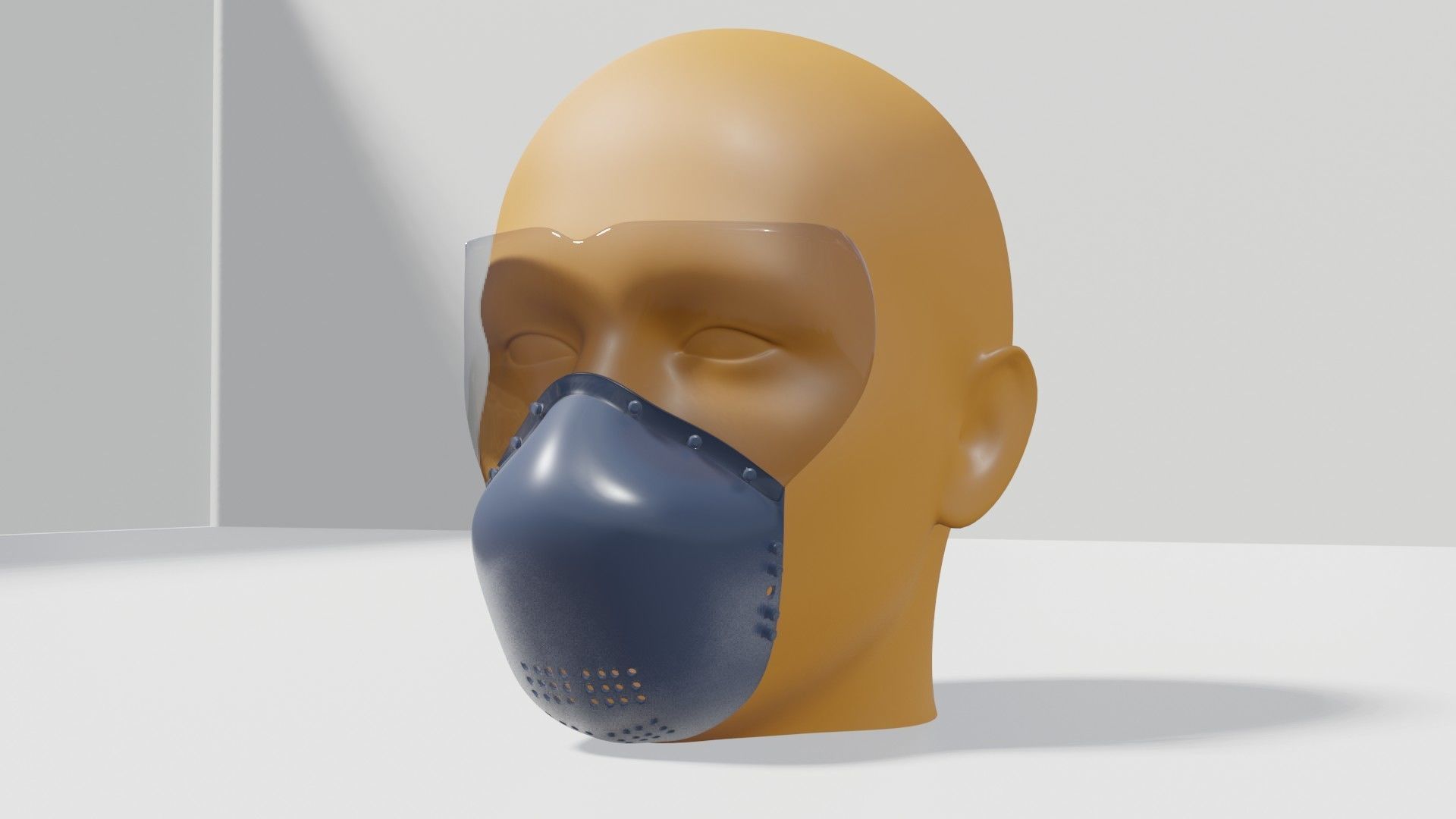 Covid 19 Personal protection Mask Free 3D print model_8