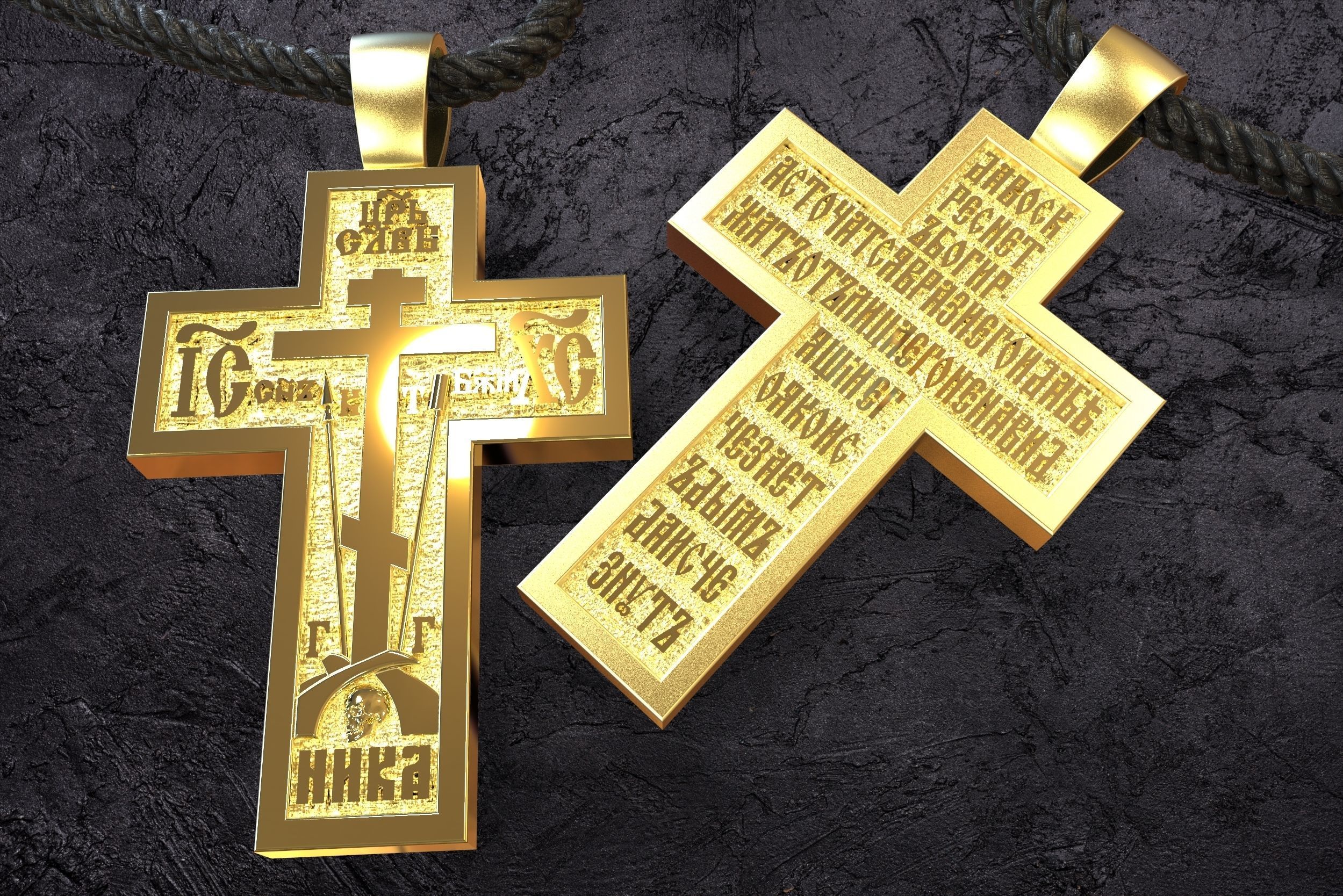 two-way cross without Jesus 3D print model_0