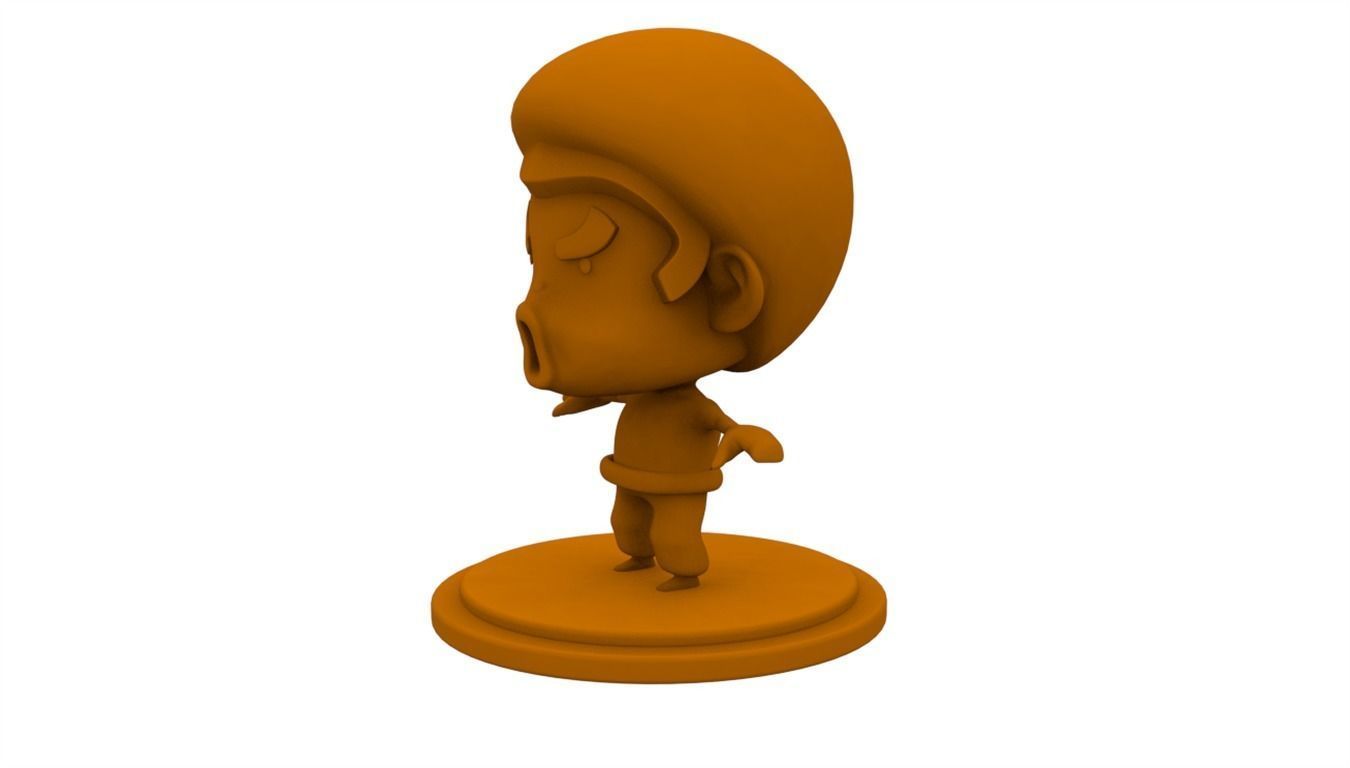 3D CHARACTER - CHIBY TUKANG DAGING 3D print model_4