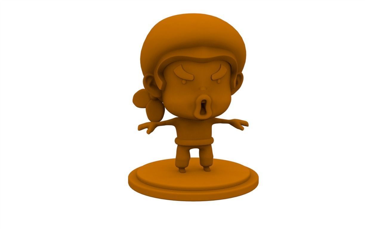 3D CHARACTER - CHIBY TUKANG DAGING 3D print model_1