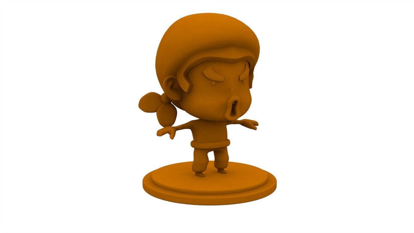3D CHARACTER - CHIBY TUKANG DAGING 3D print model_8
