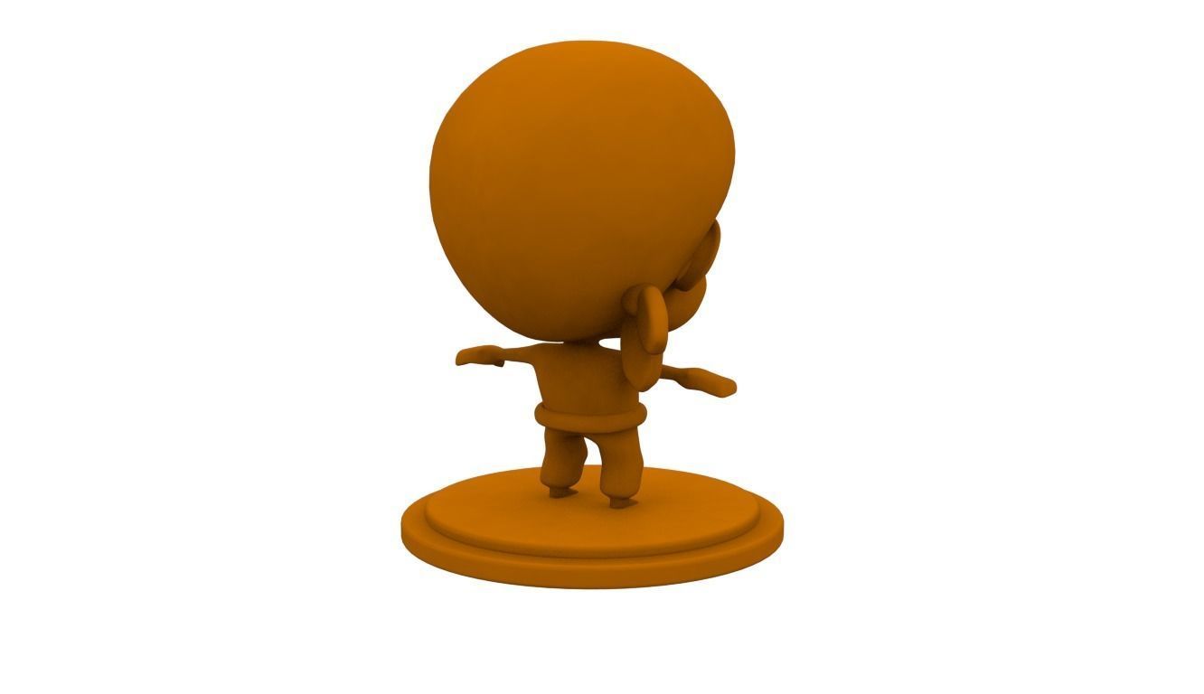 3D CHARACTER - CHIBY TUKANG DAGING 3D print model_5