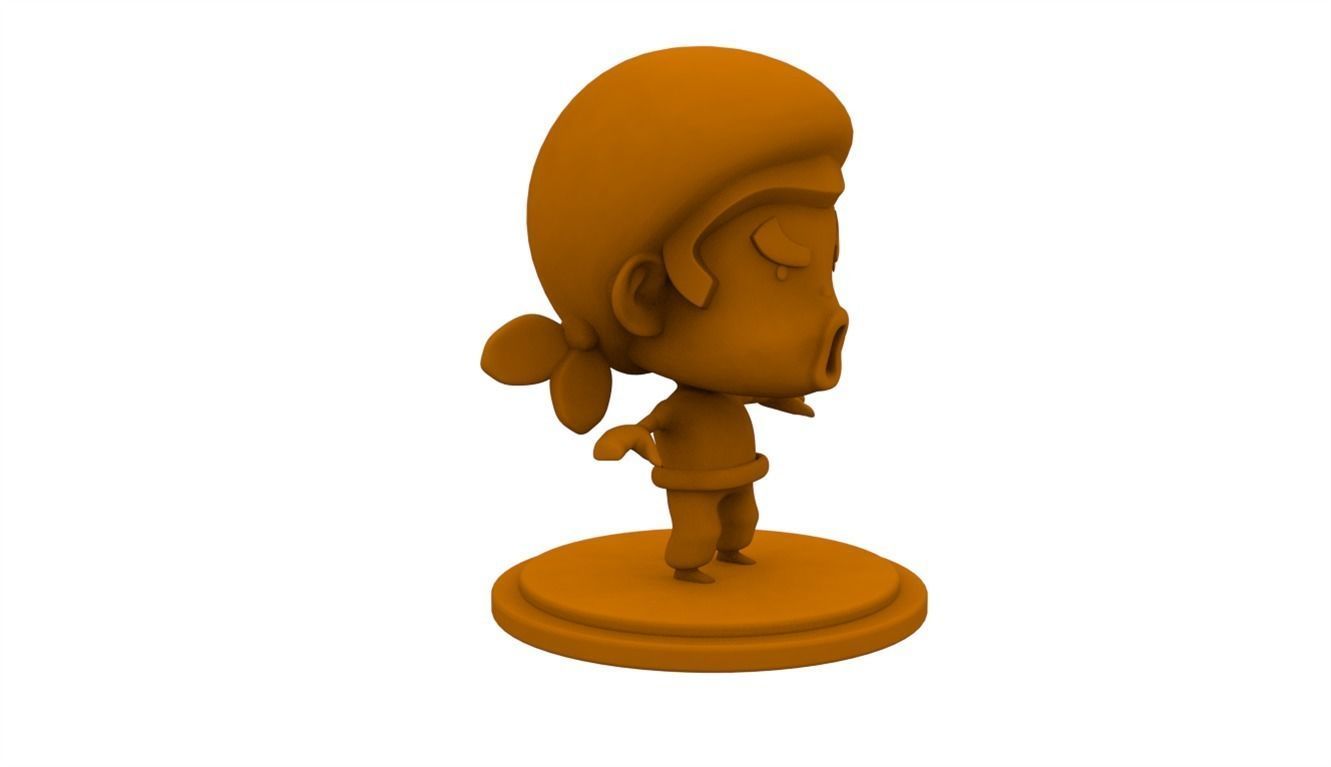 3D CHARACTER - CHIBY TUKANG DAGING 3D print model_7