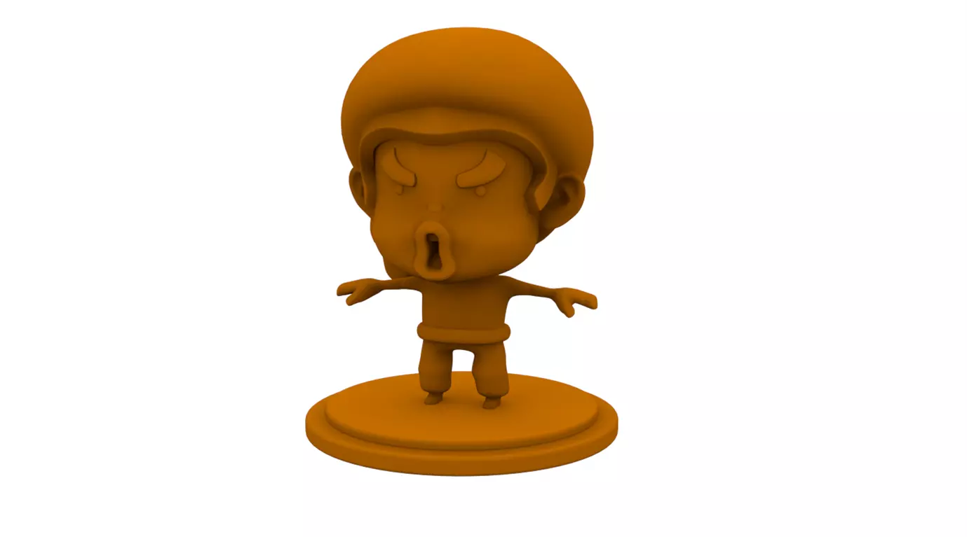 3D CHARACTER - CHIBY TUKANG DAGING 3D print model_0