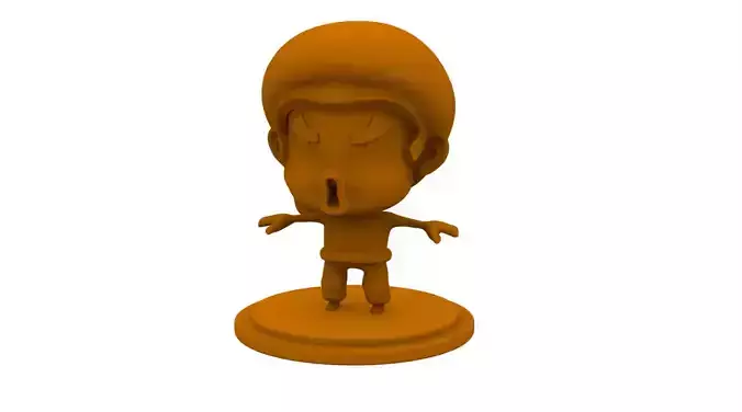 3D CHARACTER - CHIBY TUKANG DAGING