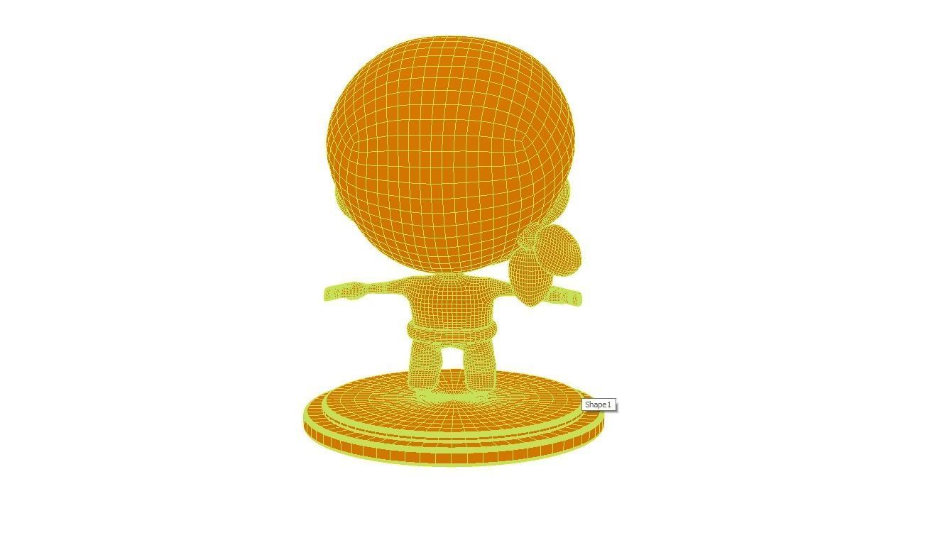 3D CHARACTER - CHIBY TUKANG DAGING 3D print model_15