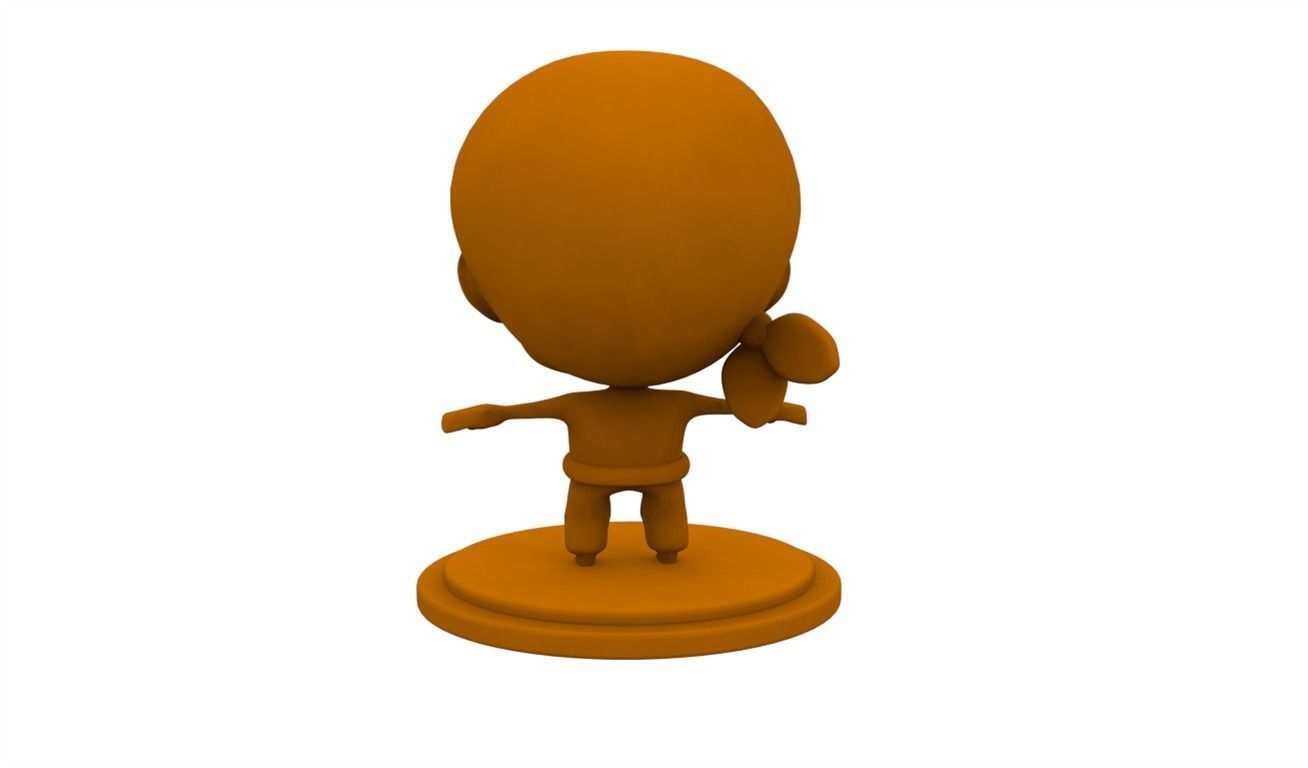 3D CHARACTER - CHIBY TUKANG DAGING 3D print model_9