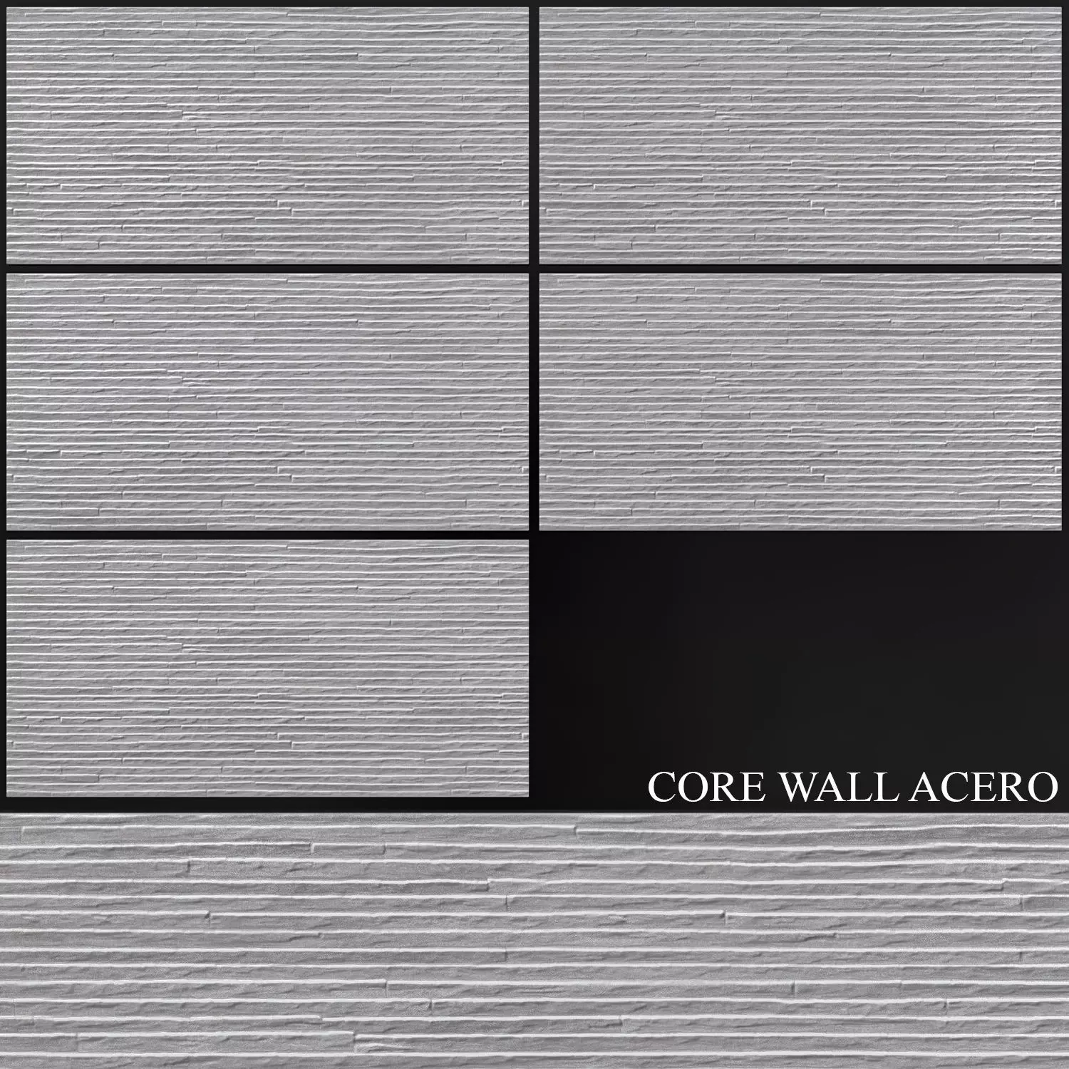 Keros Core Wall Acero 3D model_0