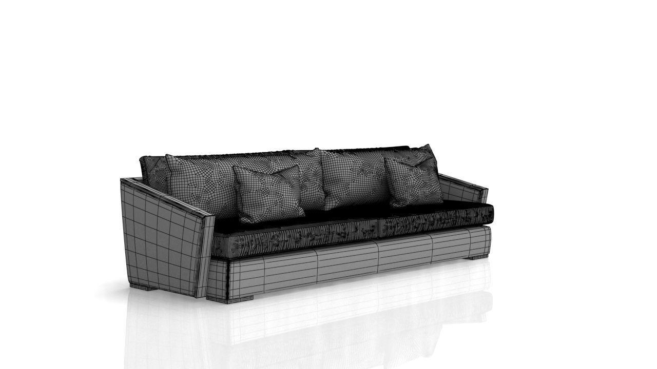 Luxury Sofa 3D model_11