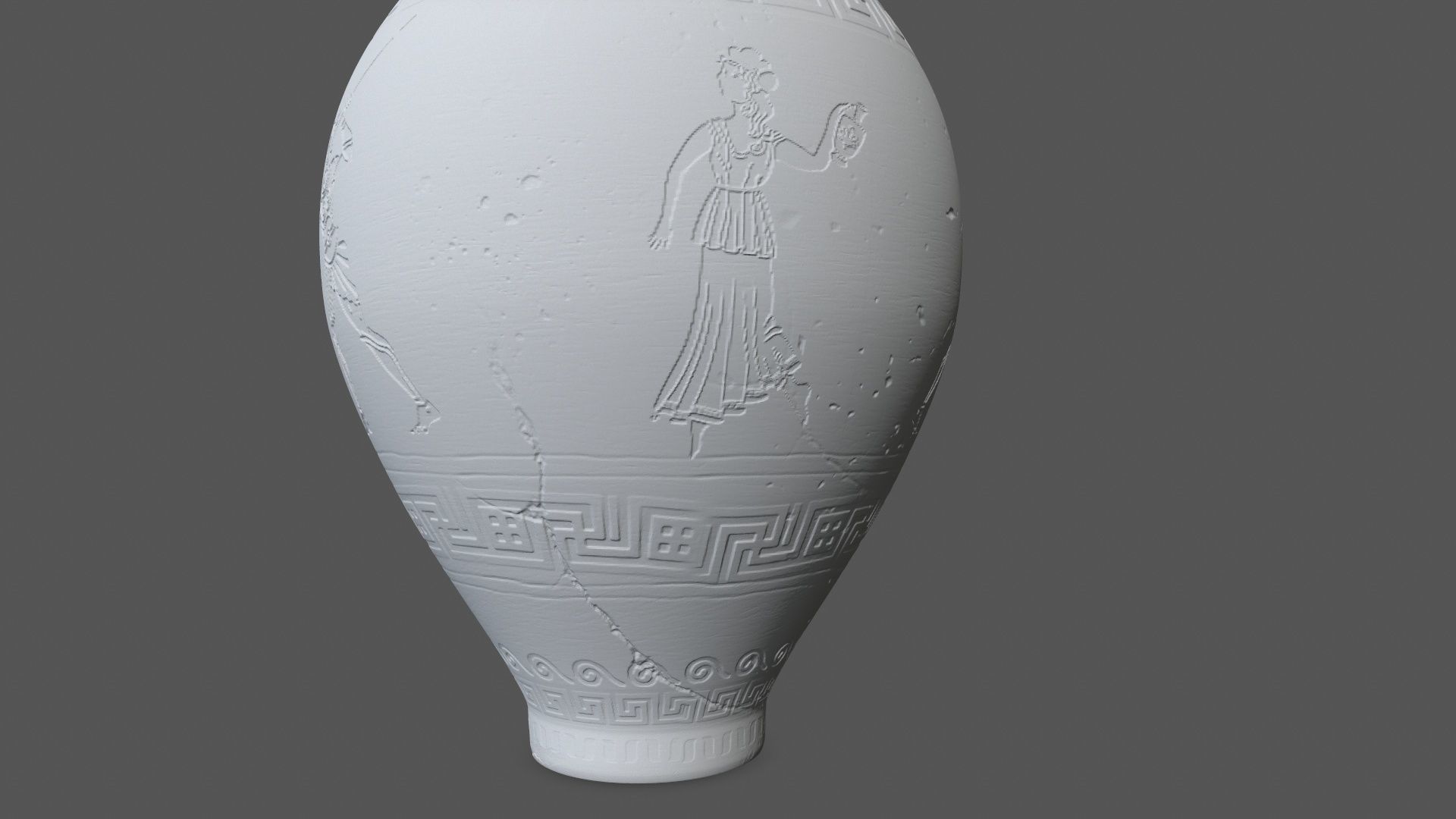 vase 1 greek 3D print model_2
