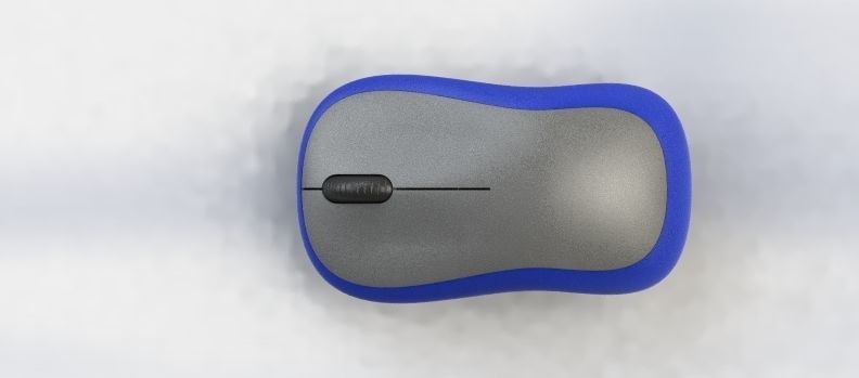 Computer mouse 3D print model_3