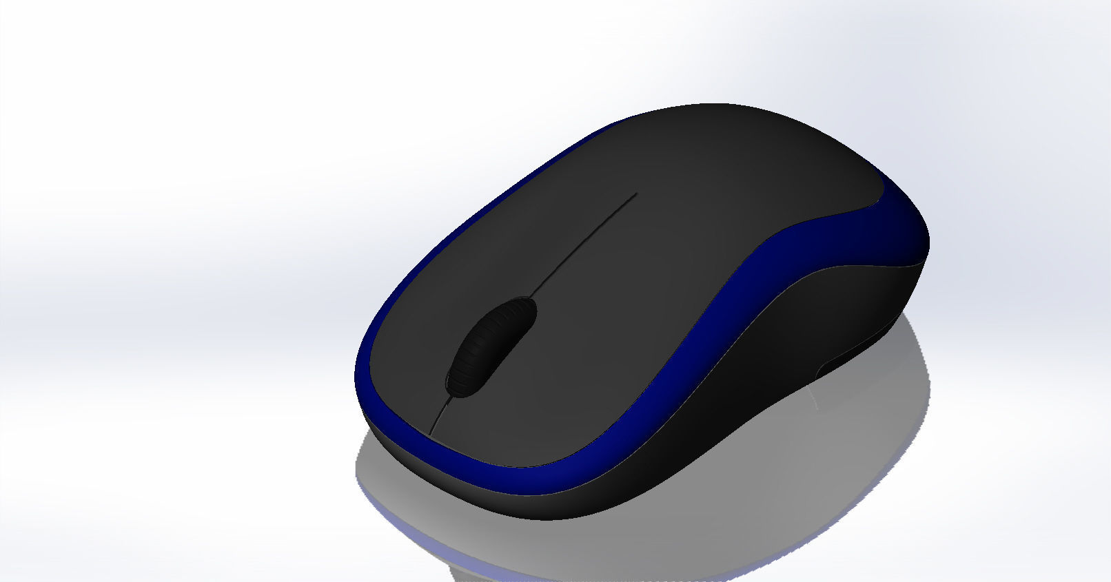 Computer mouse 3D print model_2