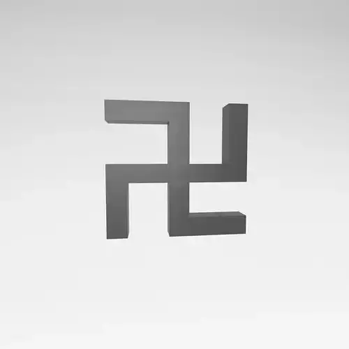 Buddhism Symbol v1 002 Low-poly 3D model
