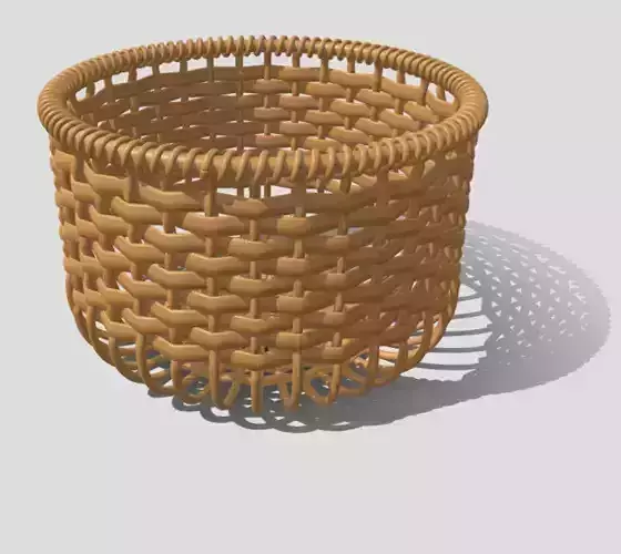 Wicker Basket 01