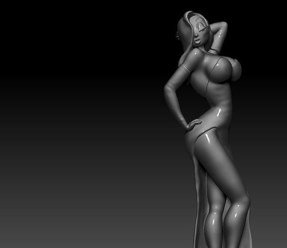 Jessica  Naked Girl 3D print model
