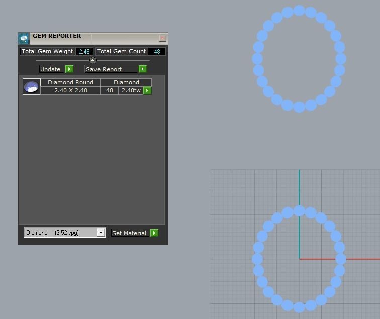 Luxury Cross Pendant With Gems 3D print model_5